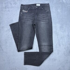 Diesel Jeans Size 16Y (29x30) THANAZ J US Wash KXA1N Black Skinny Y2K Denim